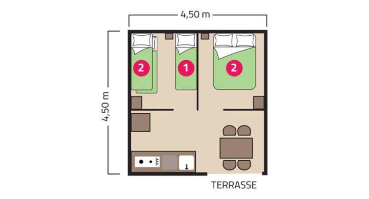 Camping Capfun La Breteche Les Épesses Rom bilde